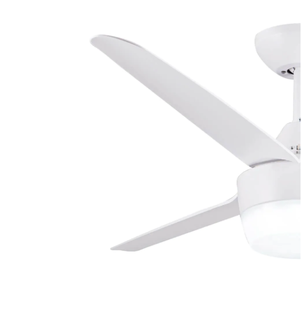⁦מאוורר תקרה "CCT 18w BALCONY 48 עם שלט-לבן⁩ – תמונה ⁦2⁩